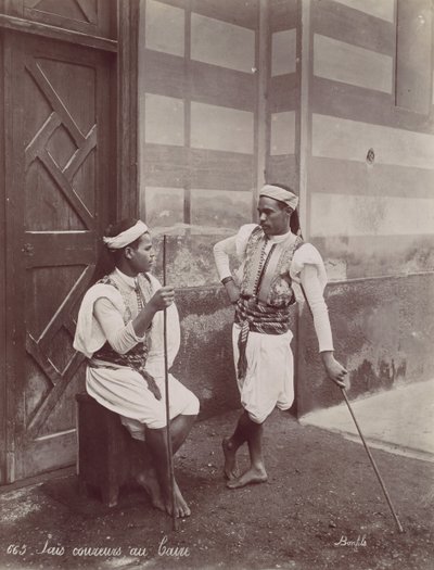 Sais Couriers in Cairo by Félix Bonfils
