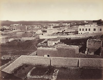 View of the city of Haifa, Israel by Félix Bonfils