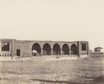 Syout, Caravanserai in Ruins by Félix Teynard