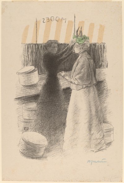 The Green Hat by Félix Vallotton