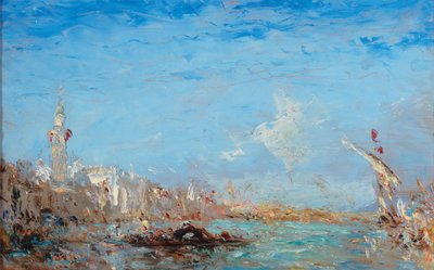 Grand Canal in Venice by Félix Ziem