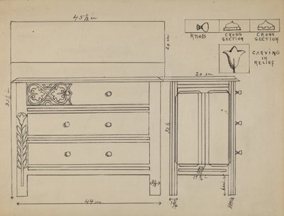 Chest of Drawers by Florence Neal