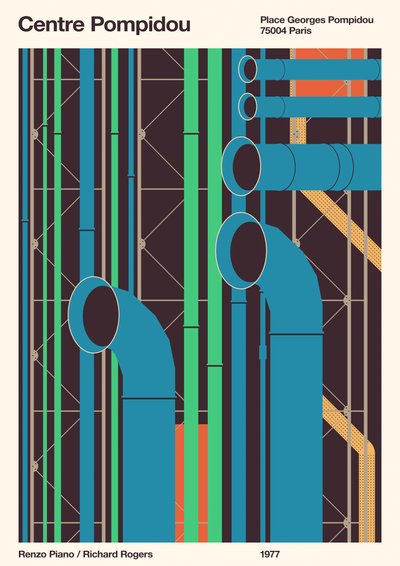 Centre Pompidou - Paris by Florent Bodart