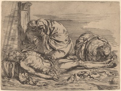 The Lamentation by Follower of Jusepe de Ribera