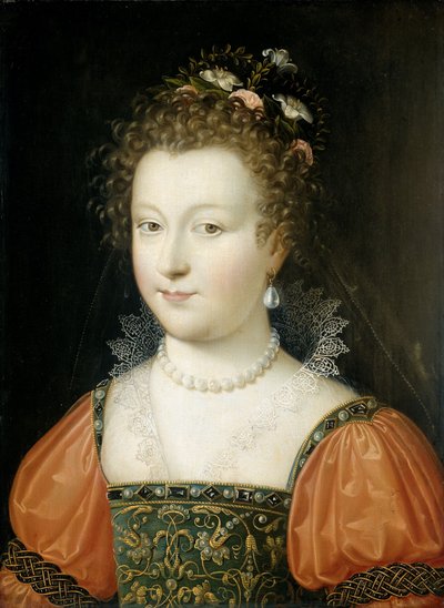 Portrait of a Woman by Fontainebleau School