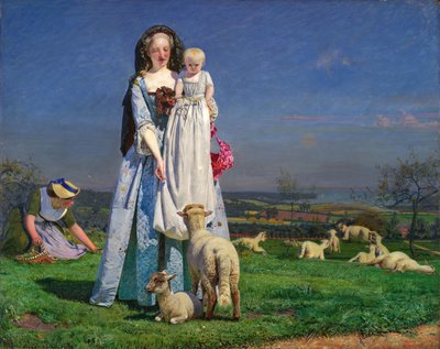 Pretty Baa-Lambs by Ford Madox Brown