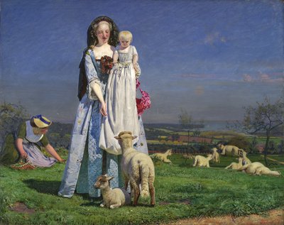 The Pretty Baa-Lambs by Ford Madox Brown