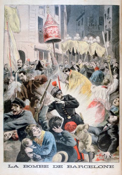 A Bomb in Barcelona by Fortuné Méaulle
