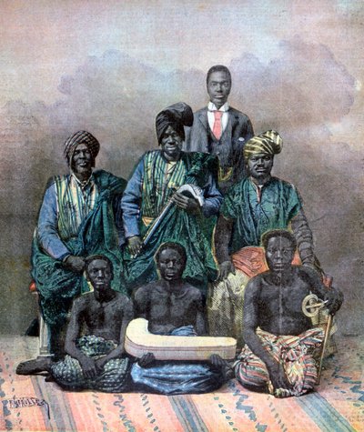 King Behanzin of Dahomey, 1893 by Fortuné Méaulle