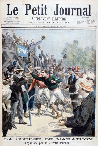Marathon Race, 1896 by Fortuné Méaulle