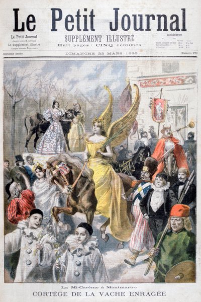 Mid-Lent Celebrations, Paris by Fortuné Méaulle