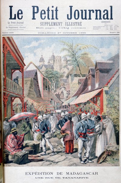 Tananarive Antananarivo, Capital of Madagascar, 1895 by Fortuné Méaulle