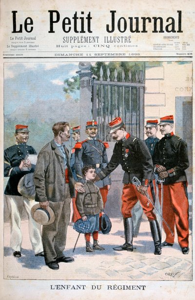The Child of the Regiment, 1898 by Fortuné Méaulle
