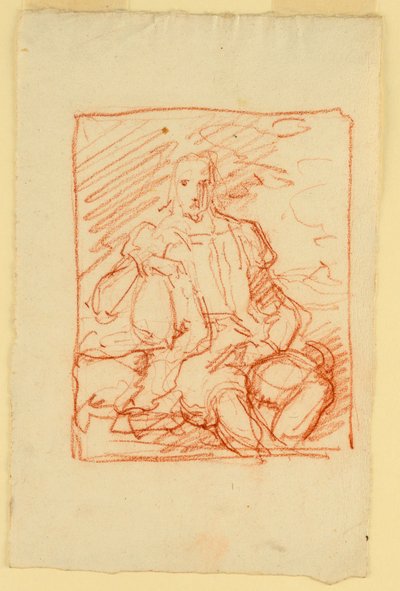Portrait of a Seated Man by Fortunato Duranti