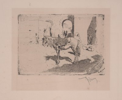 Cheval du Maroc by Fortuny y Carbó