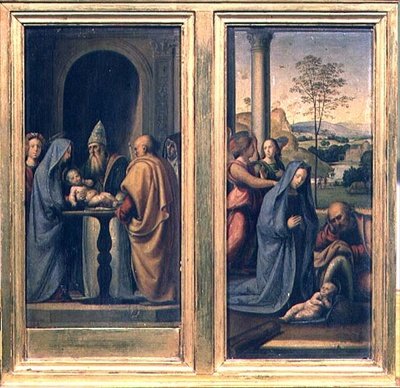 The Circumcision and the Nativity by Fra Bartolomeo