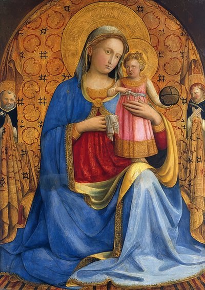 Mary with the Child. Around 1433 by Fra Angelico