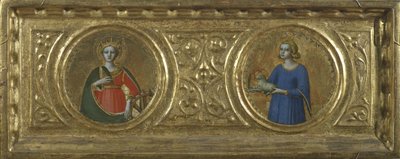 Saint Catherine of Alexandria and Saint Agnes by Fra Angelico