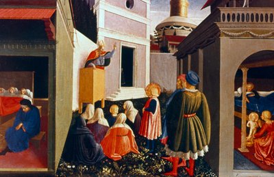 The Vocation of St Nicholas, 1437 by Fra Angelico