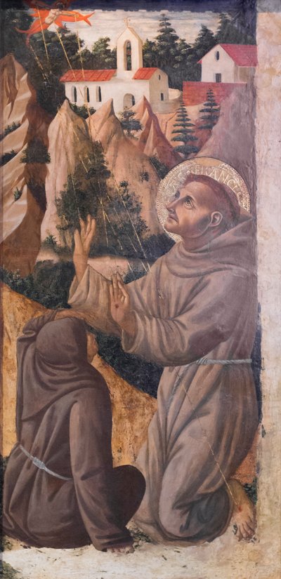 Saint Francis of Assisi Receives the Stigmata by Fra Diamante