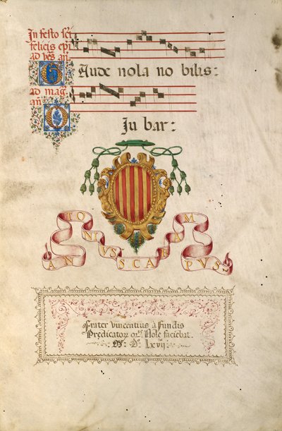 Coat of Arms by Fra Vincentius a Fundis