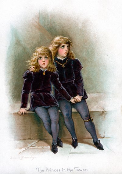 The Princes in the Tower by Frances Brundage