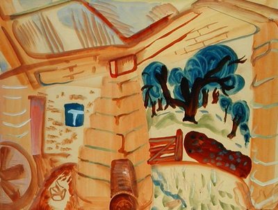 Northumberland Barn by Frances Hodgkins