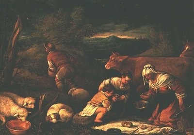 Pastoral Scene by Francesco Bassano