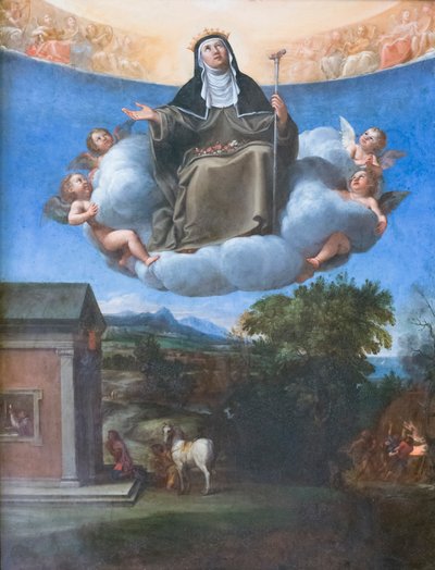 St Elizabeth in Glory by Francesco Albani