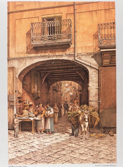 A Glimpse of Naples by Francesco Aversano
