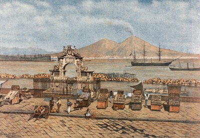 Santa Lucia Beach, in Naples by Francesco Aversano