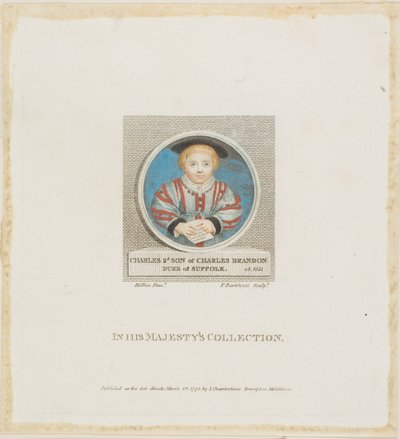 Charles Brandon by Francesco Bartolozzi