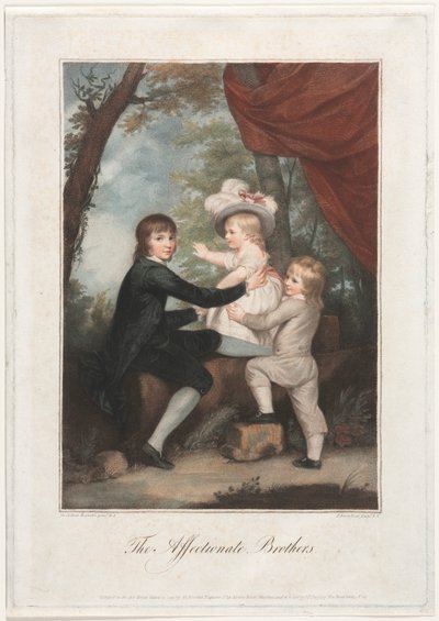 The Affectionate Brothers (The Lamb Children) by Francesco Bartolozzi