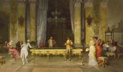 Game of Billiards by Francesco Beda