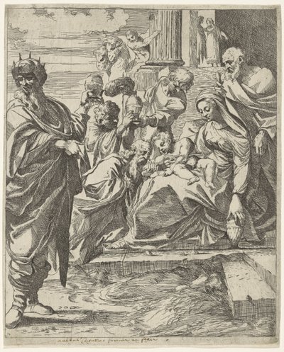 Adoration of the Kings by Francesco Brizio (attributed to)