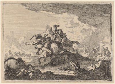 Cavalry Battle by Francesco Casanova