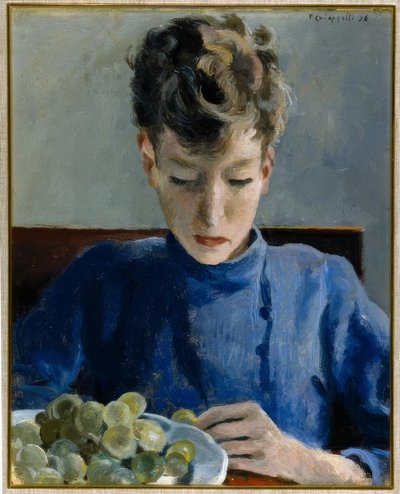 Portrait of Son Alberto by Francesco Chiappelli