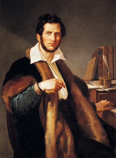 Portrait of Gaetano Donizetti by Francesco Coghetti