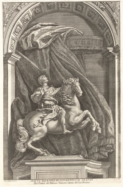 Statue of Constantine, 1704-1742 by Francesco Faraone Aquila