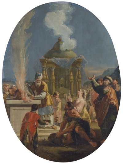Sacrifice of Aaron by Francesco Fontebasso