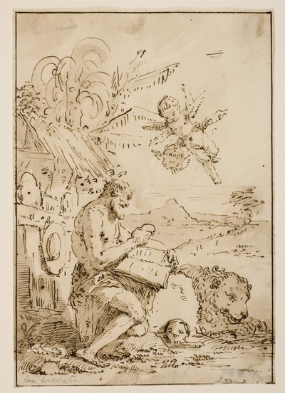 St Jerome in the Wilderness by Francesco Fontebasso