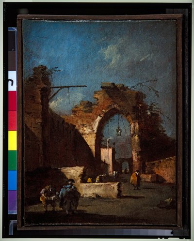 A Capriccio Pair by Francesco Guardi