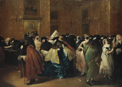 Casino Il Ridotto in Venice by Francesco Guardi