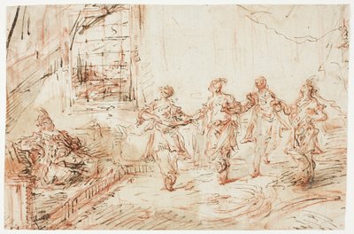 Harem Scene by Francesco Guardi