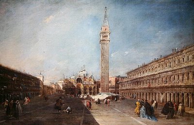 Piazza San Marco by Francesco Guardi