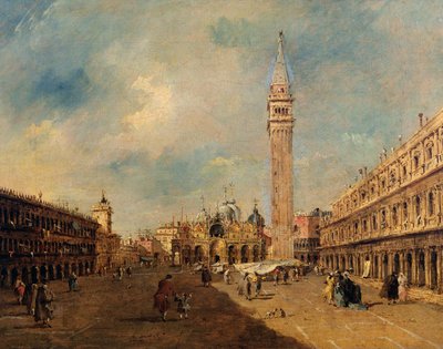 Piazza San Marco by Francesco Guardi
