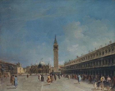 Piazza San Marco by Francesco Guardi