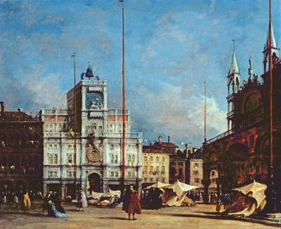 The Clock Tower, Venice by Francesco Guardi