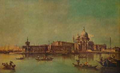 The Dogana and Salute, Venice by Francesco Guardi