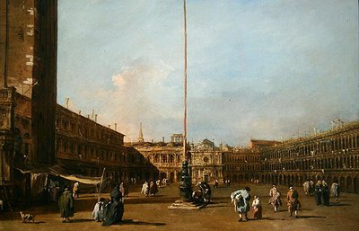 The Piazza San Marco, Venice by Francesco Guardi
